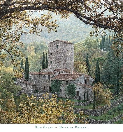 Rod Chase - Hills of Chianti - Tuscan Landscape Print