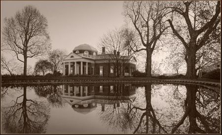 Rod Chase - Jefferson's Monticello - Sepia