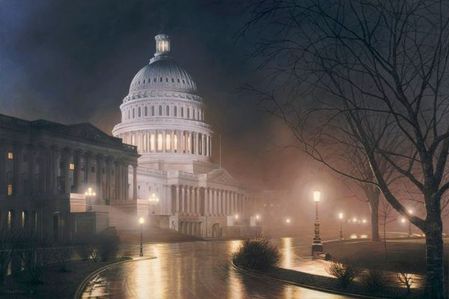 Rod Chase - Land of Liberty - U.S. Capitol at Night