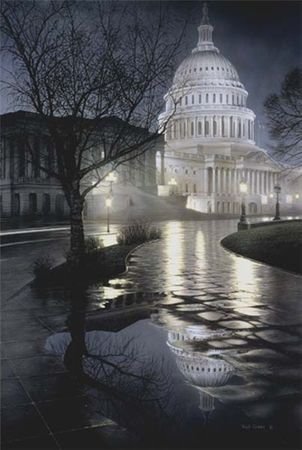 Rod Chase - Liberty's Light - U.S. Capitol at Night