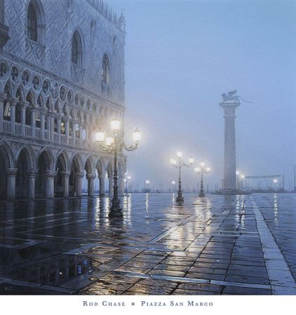 Rod Chase - Piazza San Marco - Venice Italy Print