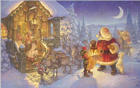 Scott Gustafson - Santa At the North Pole UNAVAILABLE