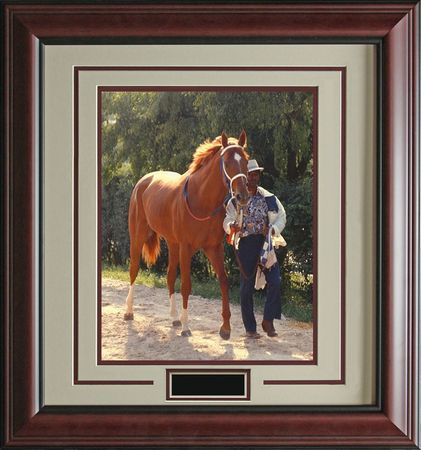 Secretariat Preakness Walk-Up Framed