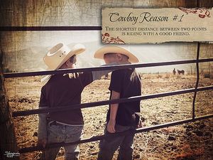 Shawnda Eva - Cowboy Reason I - Young Cowboy Print