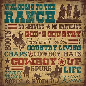 Shawnda Eva - Welcome to the Ranch - Western Print
