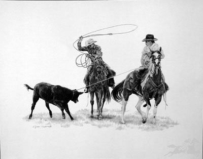 Sheri Greves-Neilson - Teamwork - Signed & Numbered Horse Print