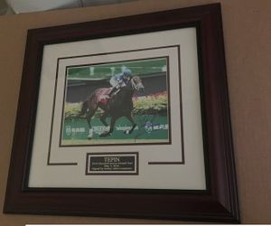 Tepin Wins 2016 Churchill Downs - Framed & Signed