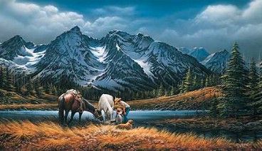 Terry Redlin - Purple Mountain Majesties - Signed & Numbered Print
