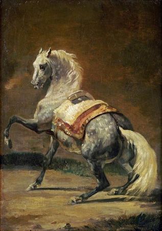 Theodore Gericault - Dappled Grey Horse - Horse Print