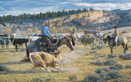 Tim Cox - Cowboy Cut - Limited Edition Print