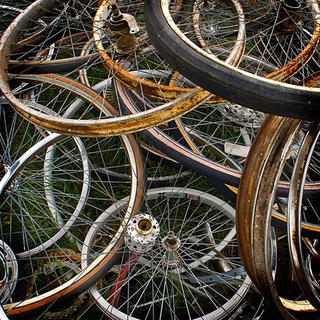 Todd Van Fleet - Wheels - Bicycle Parts Giclee
