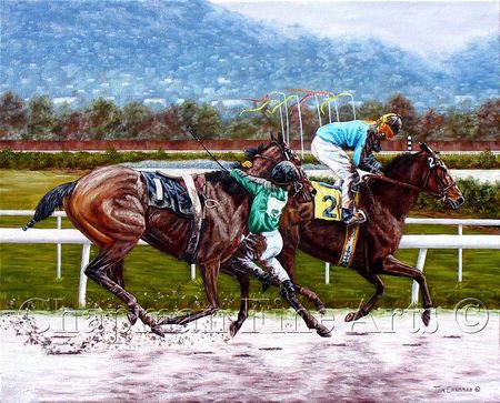 Tom Chapman - Nate's Wild Ride - Canvas