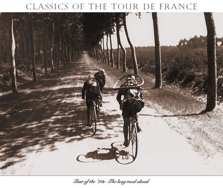 Vintage Tour De France Print - Long Road Ahead