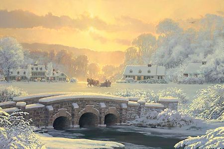 William S. Philllips - Sleigh Ride at Apple Creek - Limited Edition
