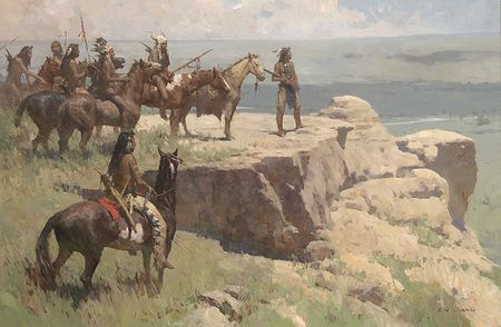 Z.S. Liang - Overlooking Two Medicine River 1806 - Limited Edition