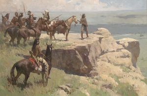 Z.S. Liang - Overlooking Two Medicine River 1806 - Limited Edition