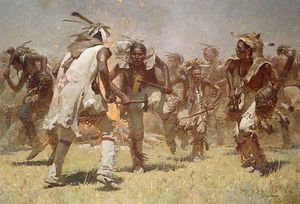 Z.S. Liang - War Dance - Limited Edition Canvas
