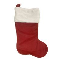 19" Plush Embroiderable Christmas Stocking
