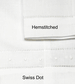 White Classic Hemstitched Guest Towels