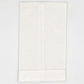 White Hemstitched Guest Towel - Panama Weave