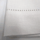 White Hemstitched Guest Towel - Panama Weave