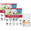 K9 Advantix II Medium Dogs 11-20 lbs. | Vet-Recommended Flea, Tick & Mosquito Treatment & Prevention | 12-Mo Supply + Tapeworm Dewormer for Dogs (5 Tablets)