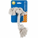 2 Knot White Tug Rope Bone - Medium (7 inch)