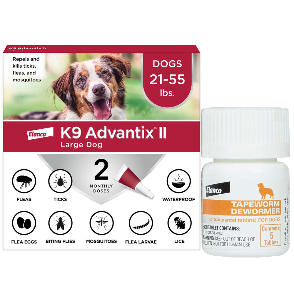 K9 Advantix II Large Dogs 21.55 lbs. Flea, Tick