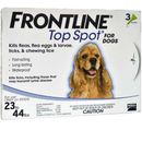 3 MONTH Frontline Top Spot Blue: For dogs 23-44 lbs