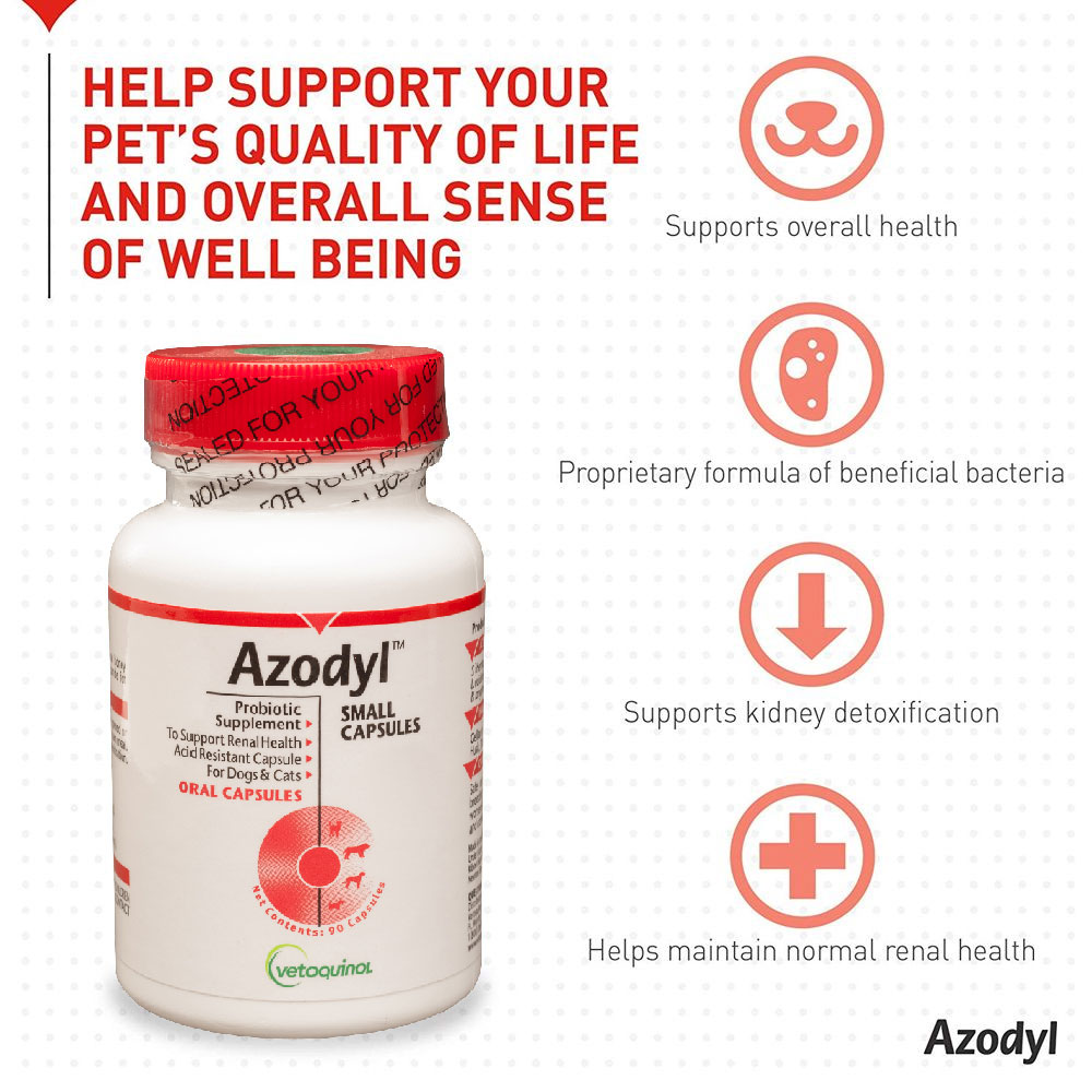 Sealed bottle next to summary stating proprietary formula of beneficial bactieria can help support kidney detoxification