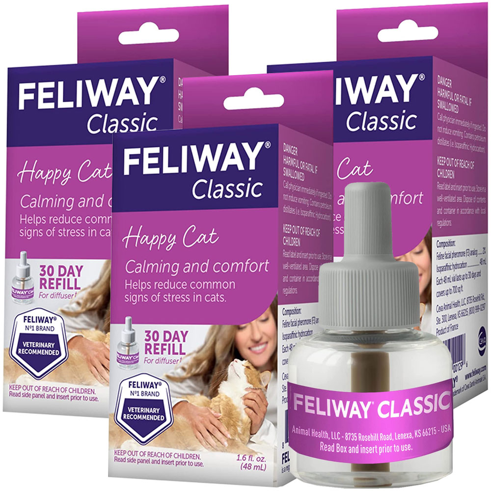 Feliway Refills | 3 PACK Feliway Diffuser REFILL | Feliway Refill