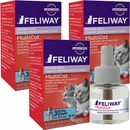 3-PACK FELIWAY MultiCat Refill for Cats (144 ml)