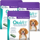 3-PACK OraVet Dental Hygiene Chews - Medium 25-50 lbs (90 Count)