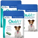 3-PACK OraVet Dental Hygiene Chews  -Small 10-24lbs (90 Count)