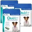 3-PACK OraVet Dental Hygiene Chews  -Small 10-24lbs (90 Count)
