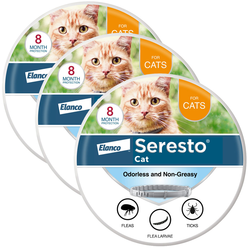 Open container for Seresto cat flea tick collar
