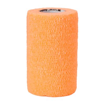 3M Vetrap 4" x 5 yd - Bright Orange