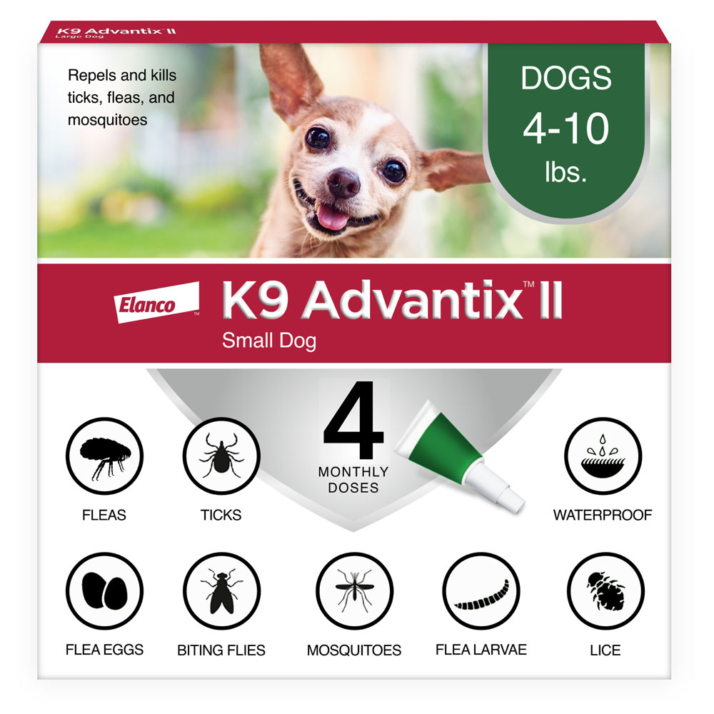 K9 Advantix II Small Dog Vet-Recommended Flea, Tick & Mosquito Treatment & Prevention