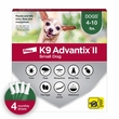 K9 Advantix II Small Dog Vet-Recommended Flea, Tick & Mosquito Treatment & Prevention | Dogs 4-10 lbs. | 4-Mo Supply