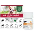 K9 Advantix II Small Dogs 4-10 lbs. | Vet-Recommended Flea, Tick & Mosquito Treatment & Prevention | 4-Mo Supply + Tapeworm Dewormer for Dogs (5 Tablets)