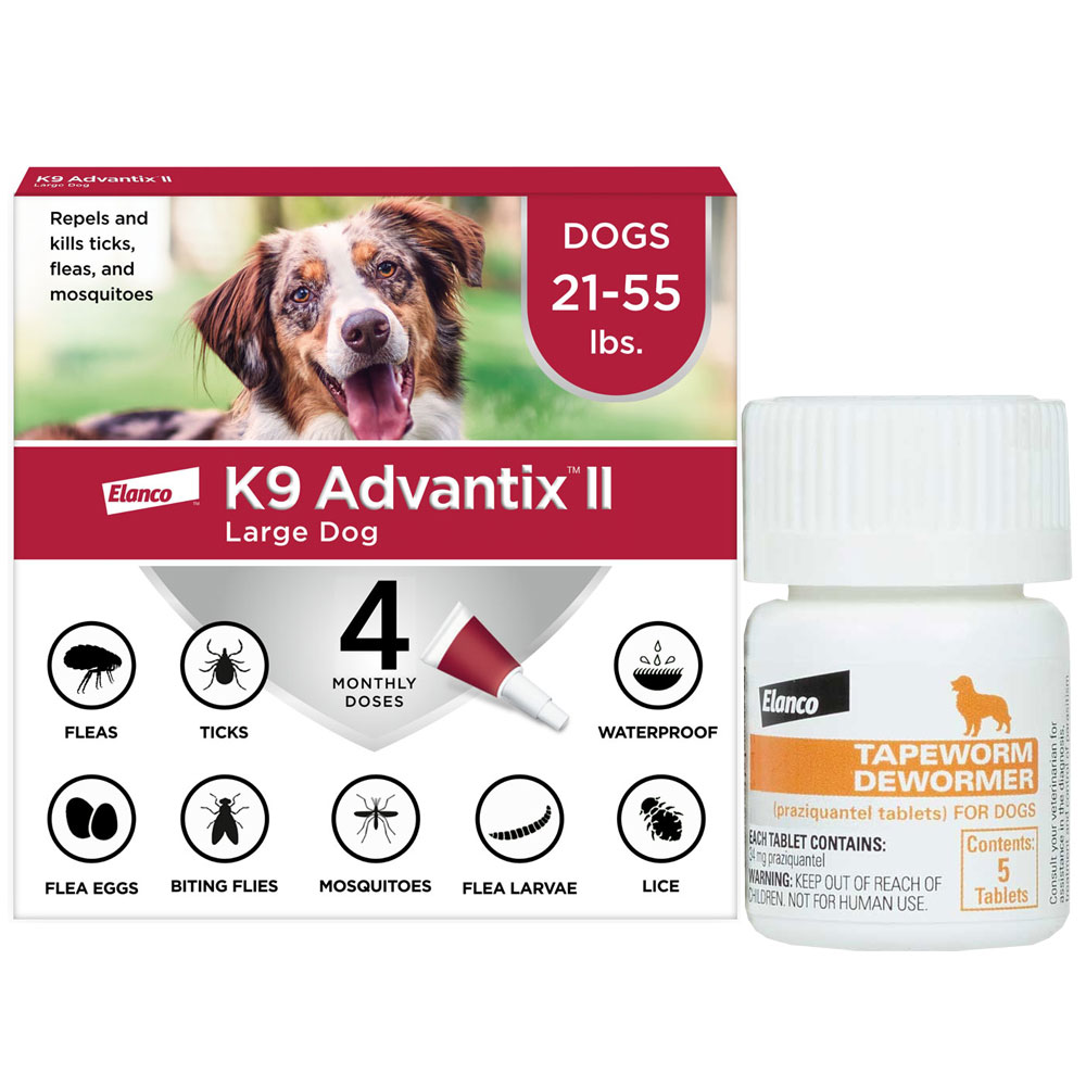 K9 Advantix II Large Dogs 21.55 lbs. Flea, Tick