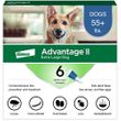 Advantage II XL Dogs Over 55 lbs.|Vet-Recommended Flea Treatment & Prevention|6-Month Supply