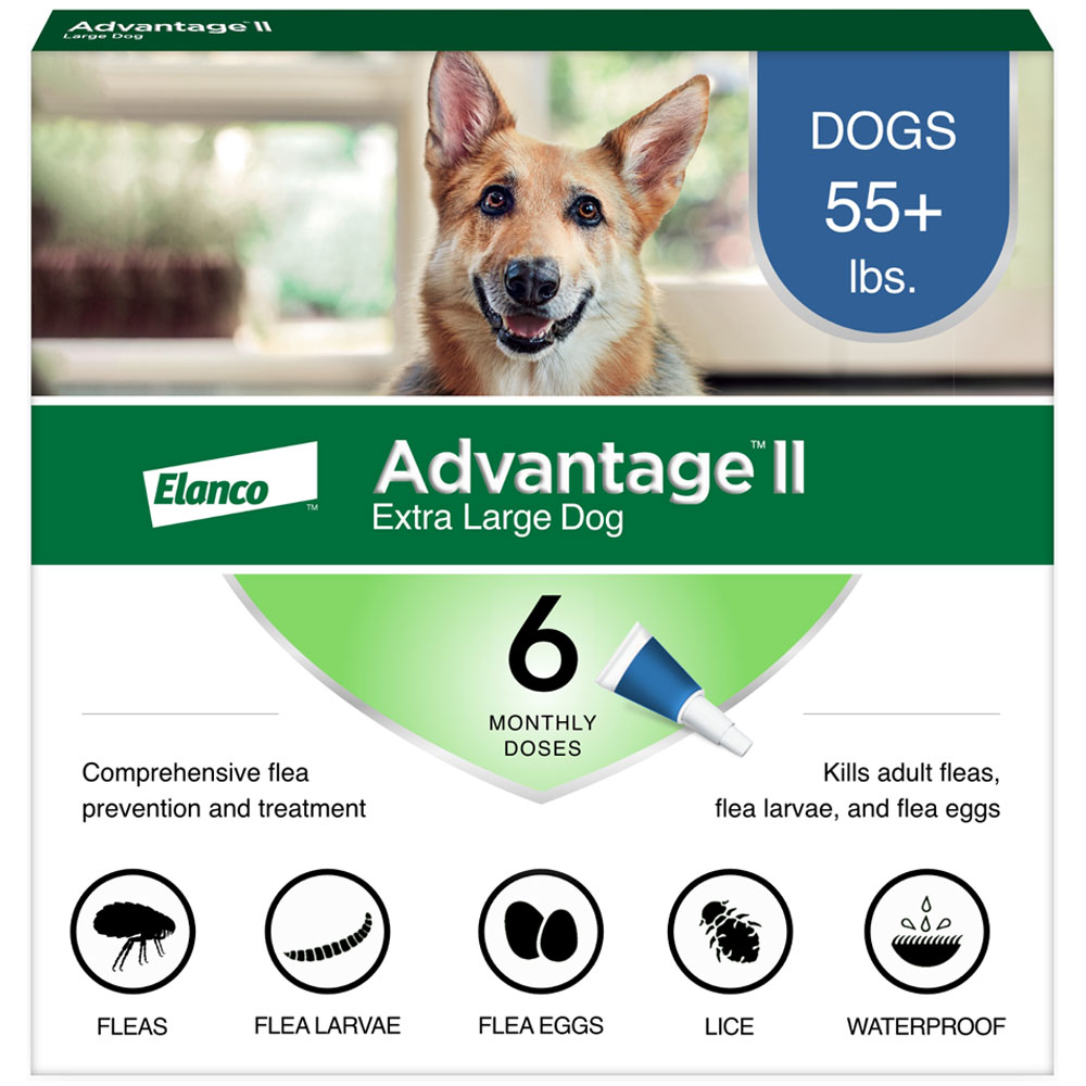 Advantage II XL Dogs Over 55 lbs.|Vet-Recommended Flea ...
