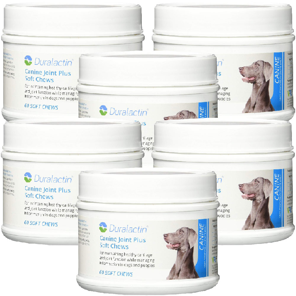 6-PACK Duralactin Canine Joint Plus Soft Chews (360 count) 6-PACK Duralactin Canine Joint Plus Soft Chews (360 count)
