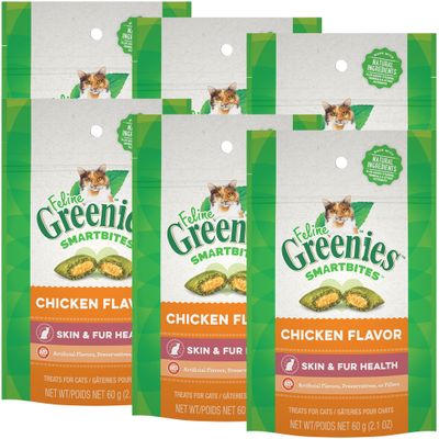 FELINE-GREENIES-SMARTBITES-SKIN-FUR-CHICKEN-6PACK