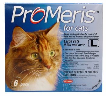 6 Pack ProMeris for  Cats 9 lbs and over