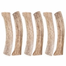 6-PACK Spizzles Elk Antler Dog Chew - Solid (XLarge) 8"