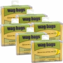 6 PACK Wag Bags Doggie Clean-up Bags - 108 Count