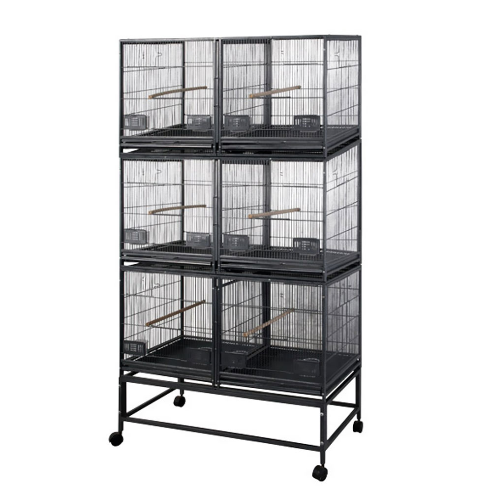 6-UNIT-BREEDER-BIRD-CAGE-BLACK