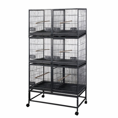 6-UNIT-BREEDER-BIRD-CAGE-BLACK